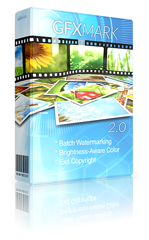 GFXMark 2 Boxshot, Batch Watermark Software