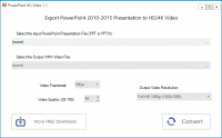 PowerPoint to HD Video