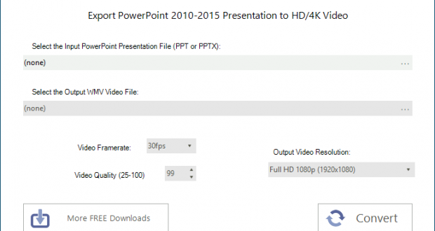 PowerPoint to HD Video