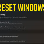 Reset Windows 11